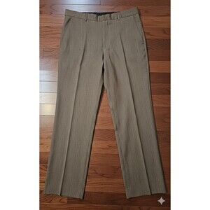 Banana Republic Dress Pants Men's 36 x 34 Brown 100% Wool Lined,Business,Classic